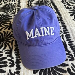 Purple Maine Baseball Cap